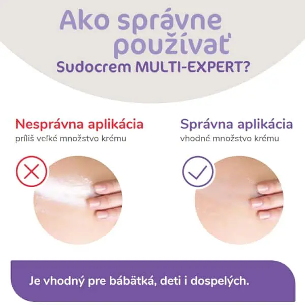 Ako správne používať Sudocrem MULTI-EXPERT