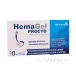 HemaGel PROCTO 10 rektálnych čapíkov