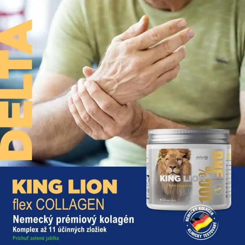 KING LION flex COLLAGEN zelené jablko - 11 účinných zložiek