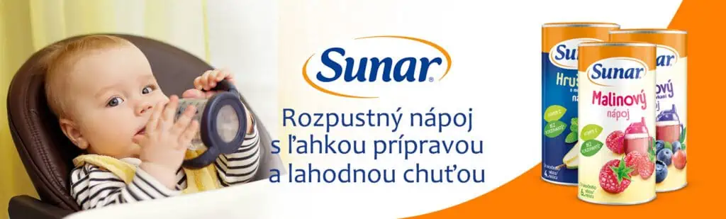 Sunar rozpustný nápoj pre deti