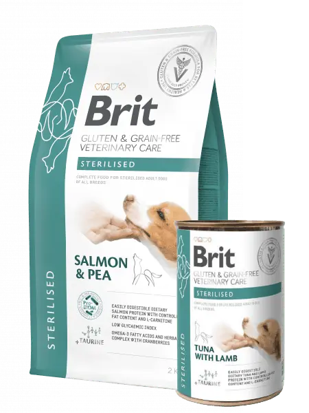 Veterinárne diéty Brit Veterinary Diets GF dog Sterilised