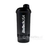 BioTechUSA Šejker Compact dymový 500ml + 150ml - Darček