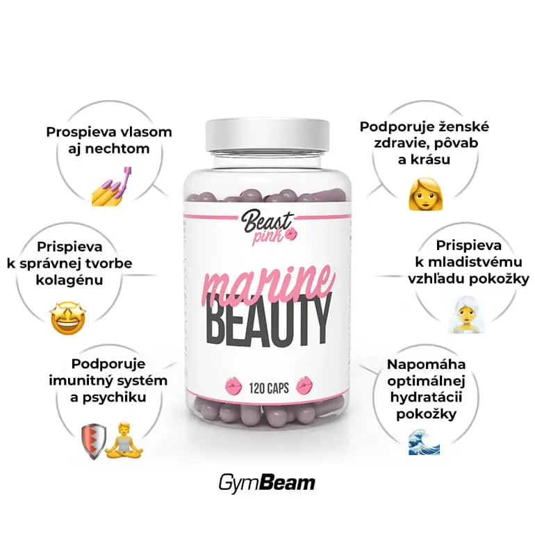 Doplnok BeastPink Marine Beauty a jeho účinky