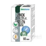 EDENPharma Zinok 25mg + Selén 100µg forte 60tbl