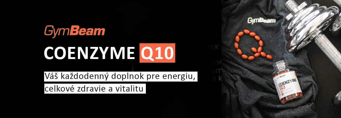 Koenzým Q10 od GymBeam - váš každodenný doplnok pre energiu, celkové zdravie a vitalitu