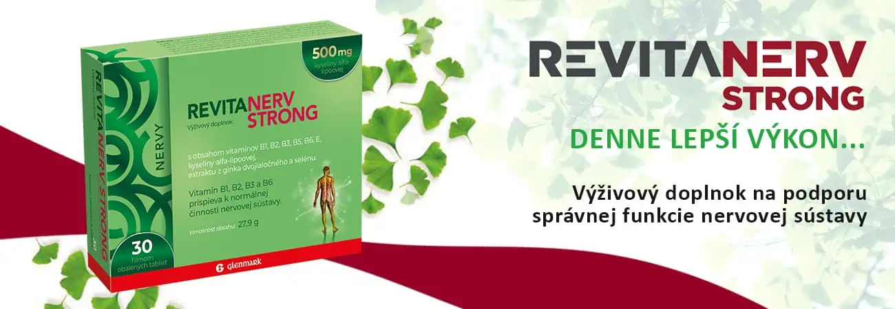 Revitanerv Strong - doplnok pre podporu správnej funkcie nervovej sústavy