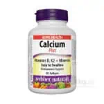 Webber Naturals Calcium Plus (vitamíny D3, K2 + minerály) 90cps