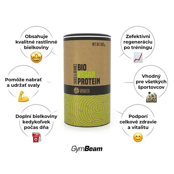 Ďalšie výhody produktu BIO Vegan Proteín