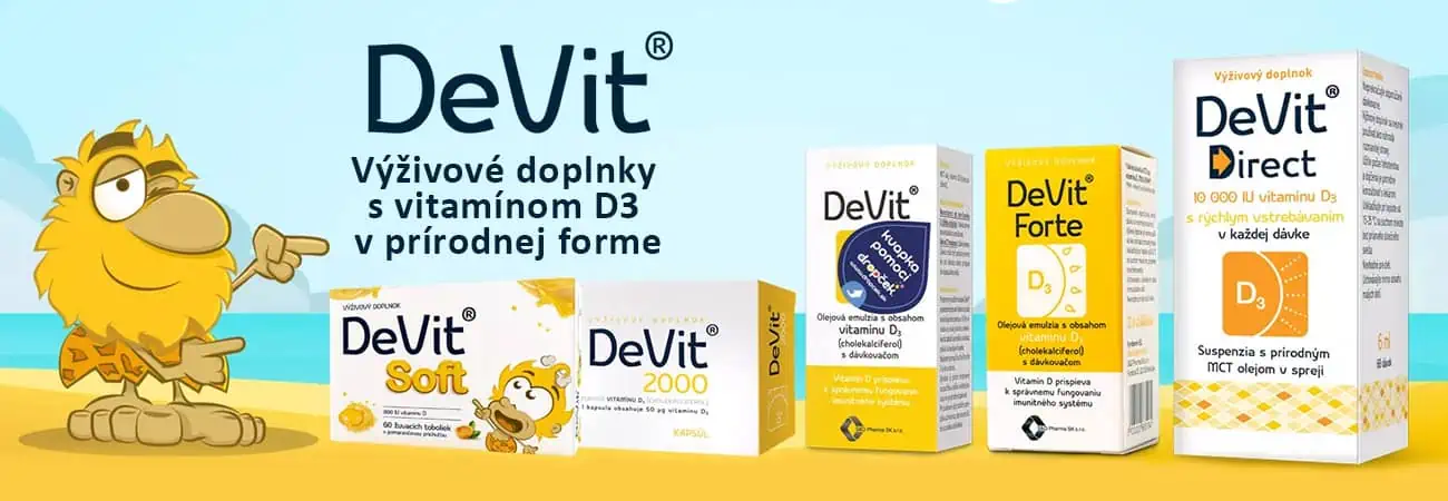 DeVit - Výživové doplnky s vitamínom D3