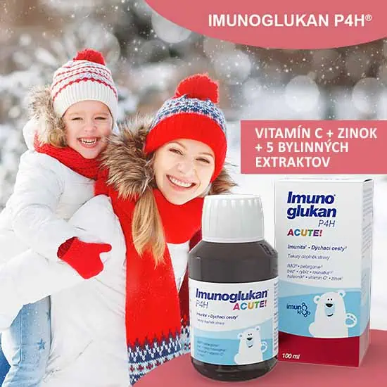 Imunoglukan P4H Acute sirup - silná pomoc pre imunitu