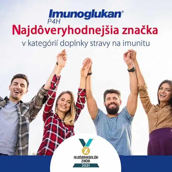 Imunoglukan P4H - najdôveryhodnejšia značka v kategórii doplnkov na imunitu