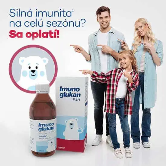 Imunoglukan P4H sirup - silná imunita na celú sezónu