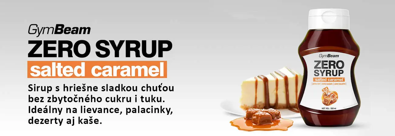 ZERO SYRUP karamelový - sirup s príchuťou slaného karamelu