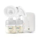 AVENT Odsávačka mlieka DUO SCF398 elektronická, nabíjacia