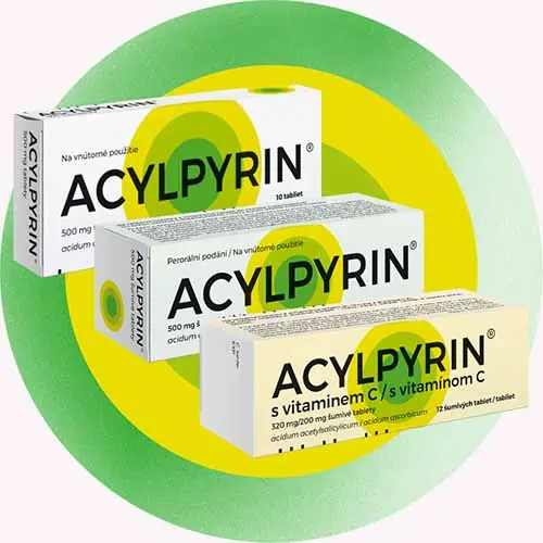 Nie jeden Acylpyrin, ale rovno tri