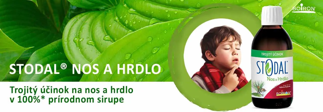 Stodal Nos a hrdlo - prírodný sirup