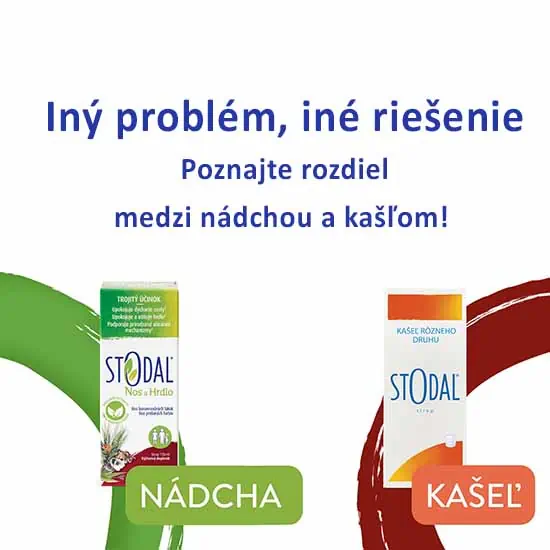 Stodal - poznajte rozdiel medzi nádchou a kašľom