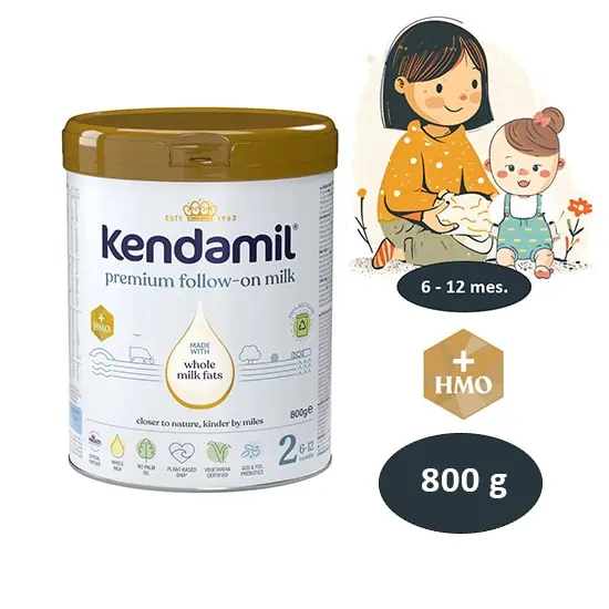 Kendamil Premium 2 HMO+, pokračovacie dojčenské mlieko 800g