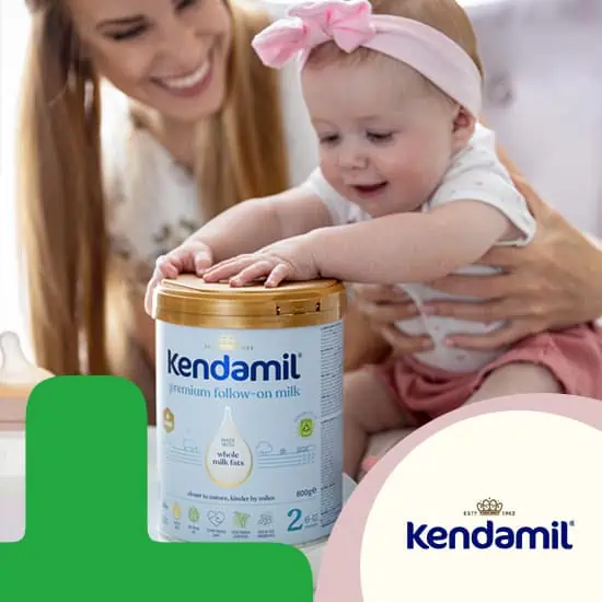 Kendamil Premium s prirodzeným zdrojom tukov z plnotučného mlieka