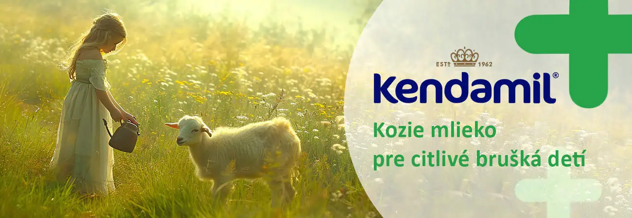 Kendamil kozie mlieko - vhodné najmä pre citlivé brušká detí